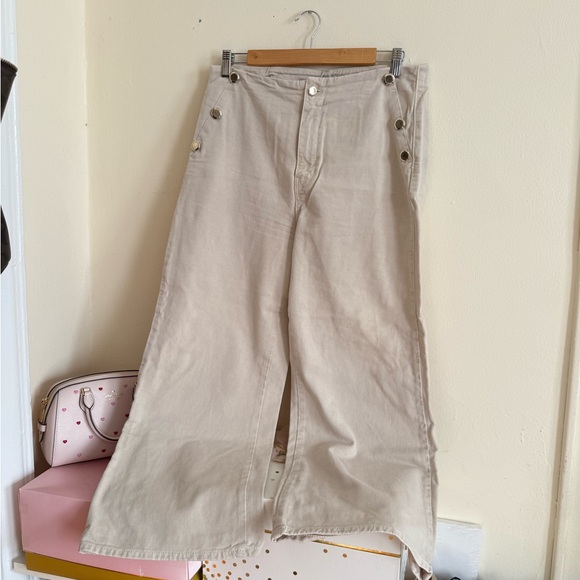 Zara Beige Trousers - Picture 1 of 4